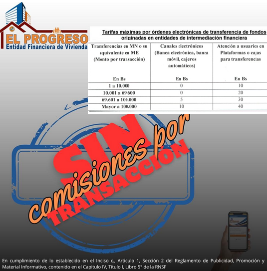 SIN COMISIONES